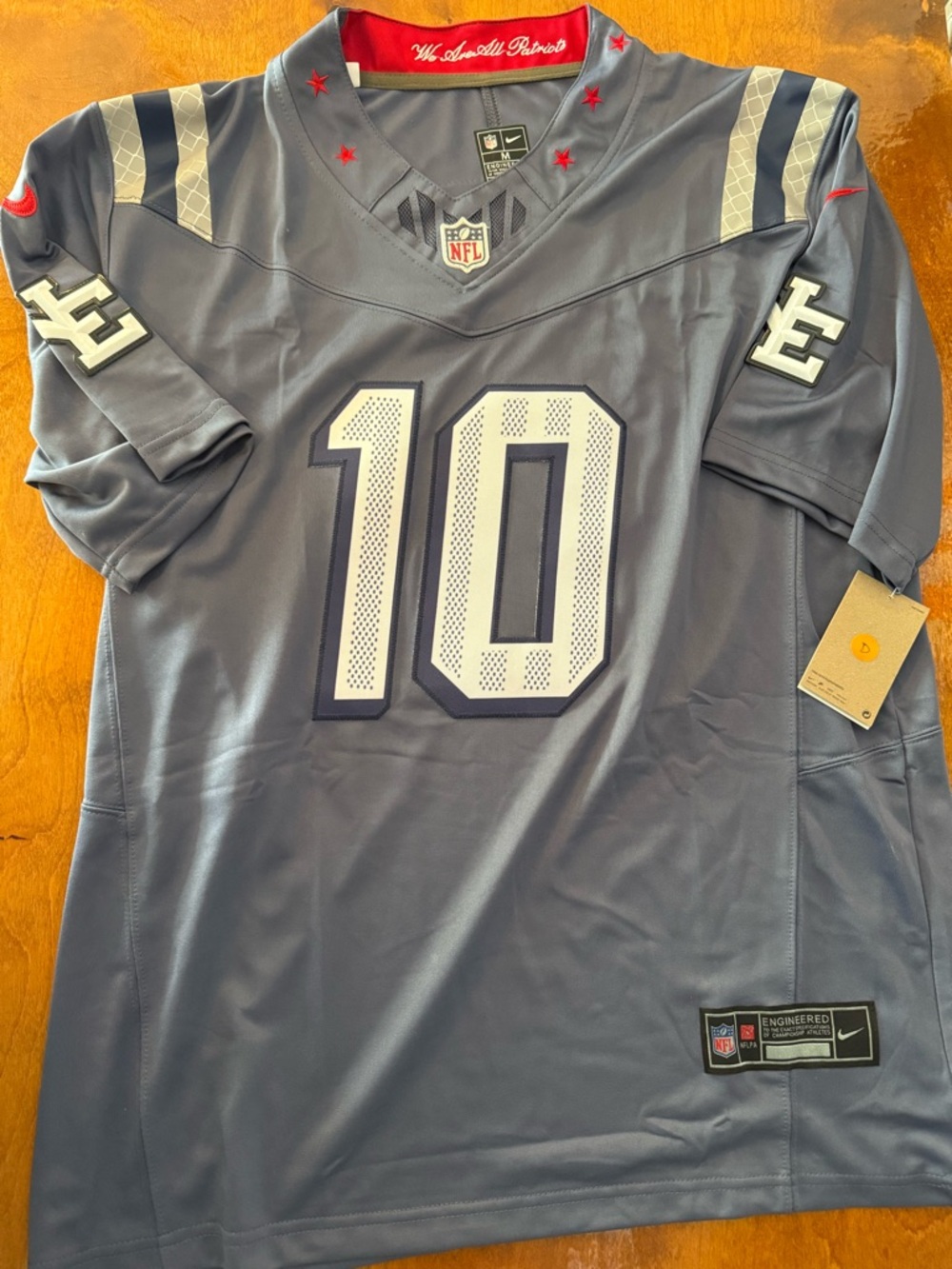 Drake Maye New England Patriots jersey size Medium